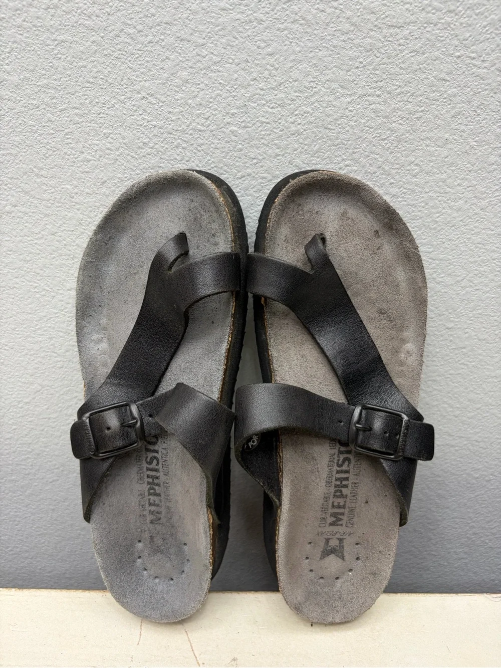 Mephisto black leather
